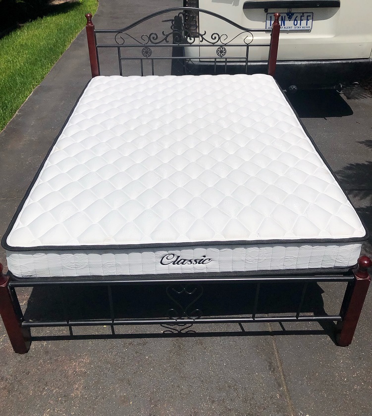 Double Spring Mattress (Bedframe not included)