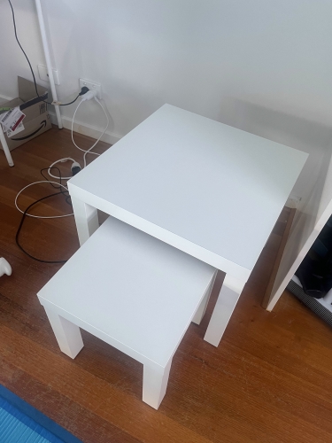 Second-hand Set of 2 IKEA LACK Side Tables