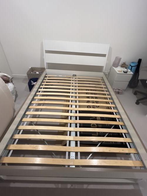 Second-hand IKEA Double Bed Frame - Photo 1)