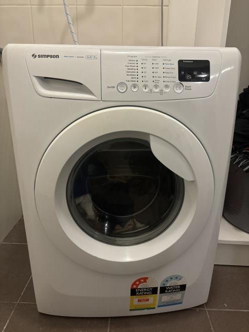 Second-hand Simpson 7kg Front Load Washing Machine