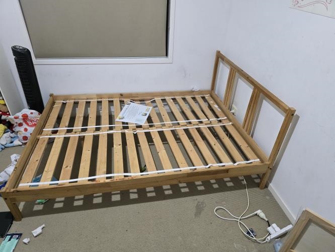 Second-hand IKEA Double Bed Frame