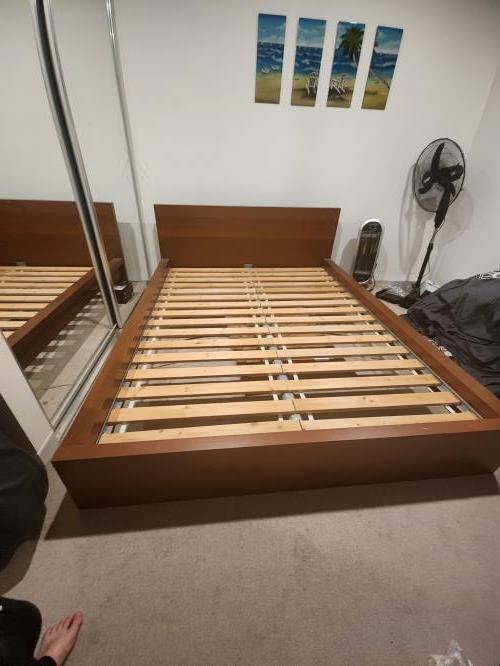 Second-hand IKEA Queen Bed Frame