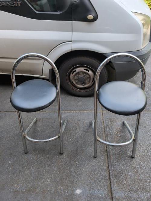 Second-hand Set of 2 Bar Stools - Photo 1)