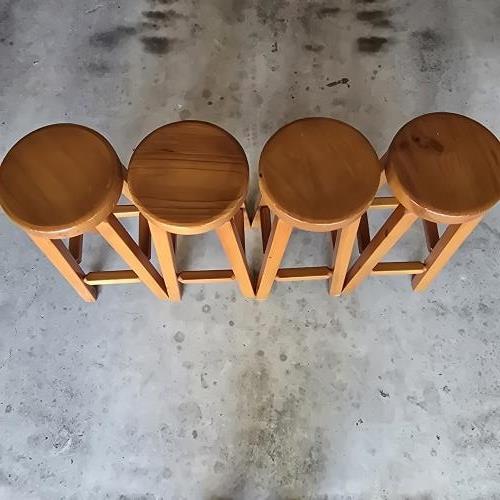 Second-hand Set of 4 Bar Stools