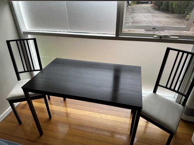 Second-hand IKEA Dining Table with 2 Chairs