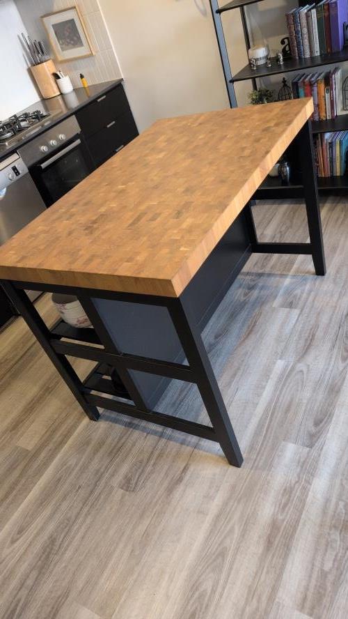 Second-hand IKEA Kitchen Island