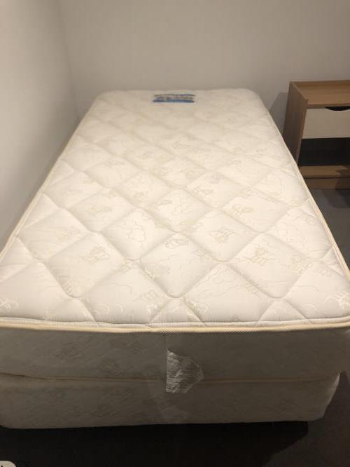 Second-hand Single Bed Base with Mattress on Castors