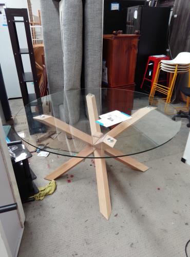 Second-hand Glass Dining Table (no chairs)