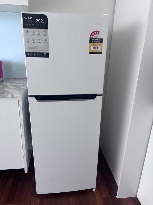 Second-hand Chiq 202L Top Mount Fridge