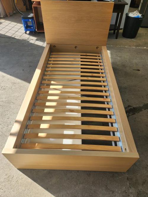Second-hand IKEA Single Bed Frame with 2 Under Bed Storage Drawers