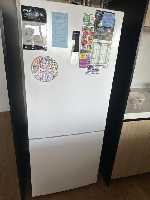 Second-hand Chiq 396L Bottom Mount Fridge