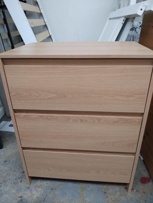 Second-hand Chest of 3 Drawers