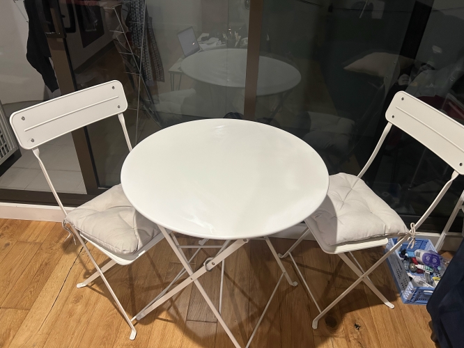 Second-hand IKEA Outdoor Table with 2 Chairs
