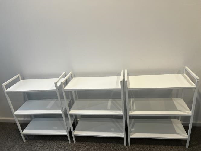 Second-hand Set of 3 IKEA Shelf Units