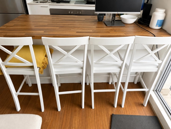 Second-hand Set of 4 Bar Stools