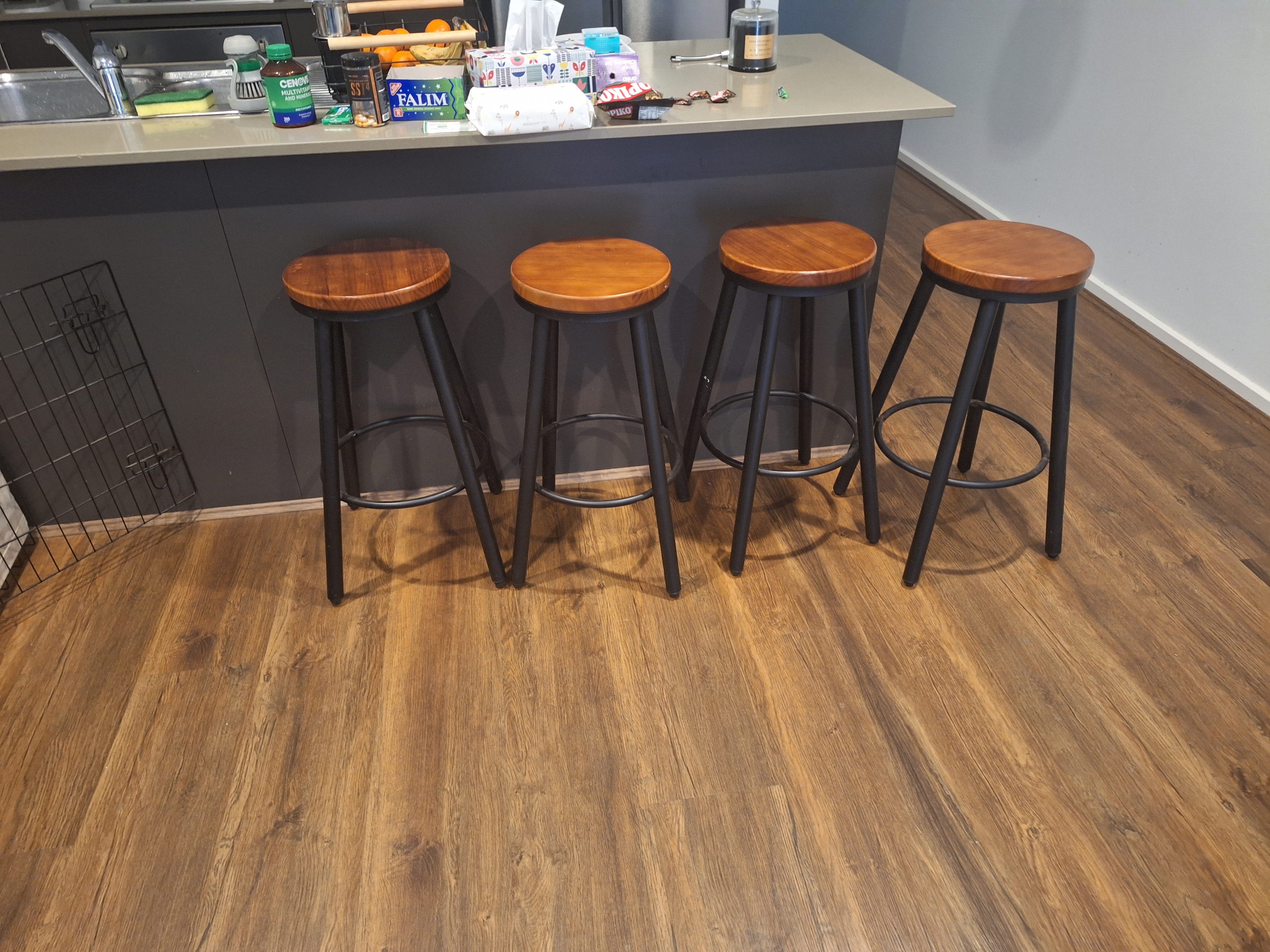 Second-hand Set of 4 Bar Stools