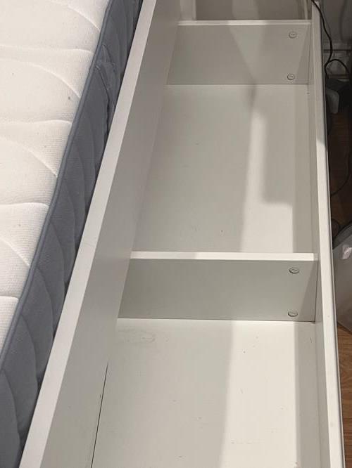Second-hand IKEA Double Bed Frame with 2 Storage Drawers - Photo 10)