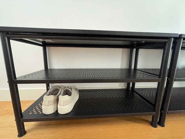 Second-hand Set of 2 Shoe Storage Racks - Photo 10)