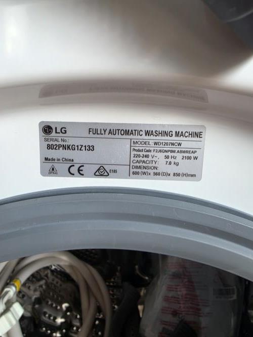 Second-hand LG 7kg Front Load Washing Machine - Photo 10)