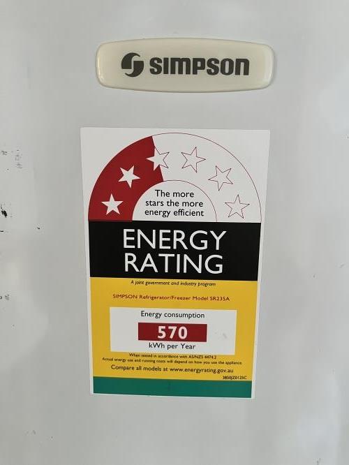 Second-hand Simpson 235L Top Mount Fridge - Photo 12)