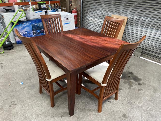 Second-hand Dining Table with 4 Chairs - Photo 13)