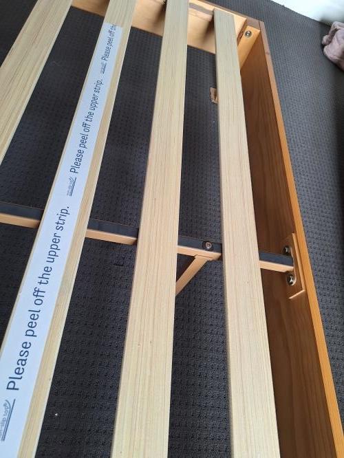 Second-hand King Size Bed Frame with Thin Flexible Mattress - Photo 17)