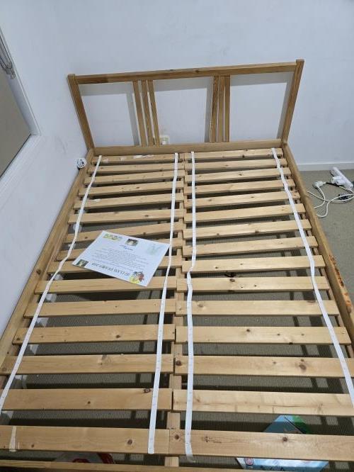 Second-hand IKEA Double Bed Frame - Photo 2)