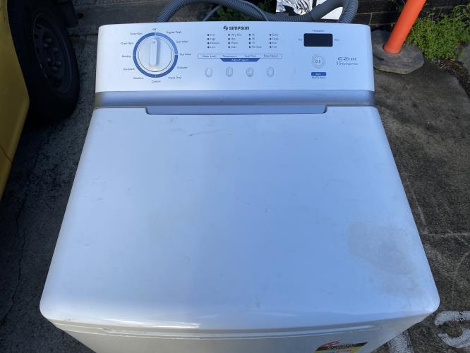 Second-hand Simpson 5.5kg Top Load Washing Machine - Photo 2)