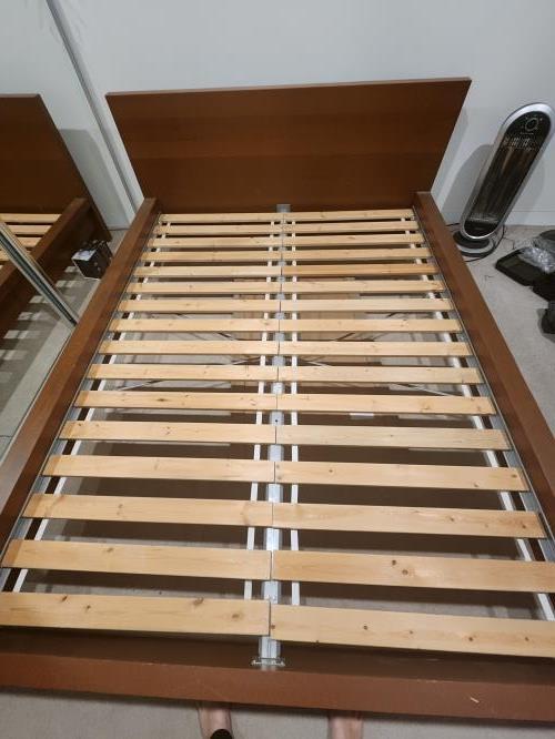 Second-hand IKEA Queen Bed Frame - Photo 2)