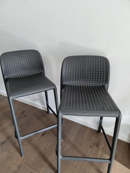 Second-hand Set of 2 Bar Stools - Photo 2)