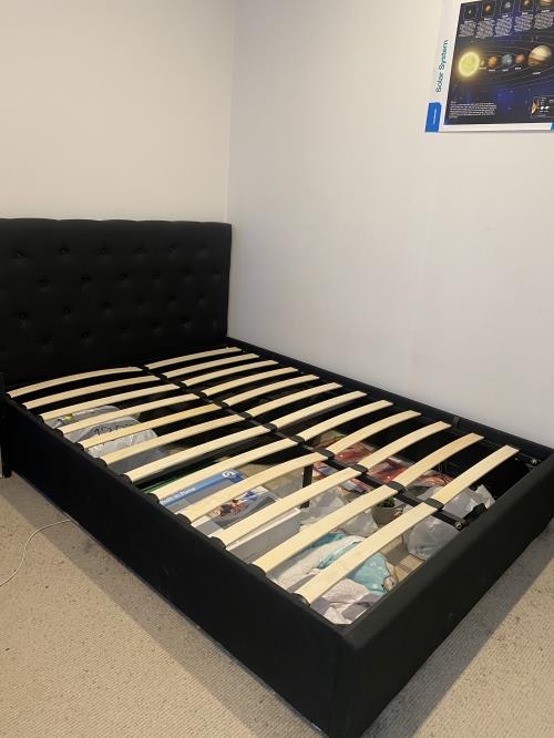 Second-hand Double Gas Lift Bed Frame - Photo 2)