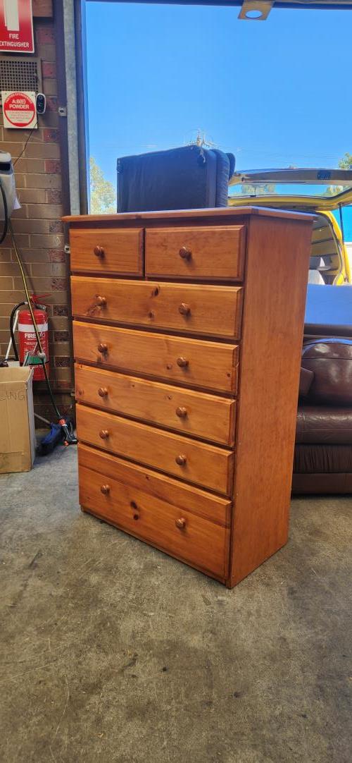 Second-hand Chest of 7 Drawers - Photo 2)