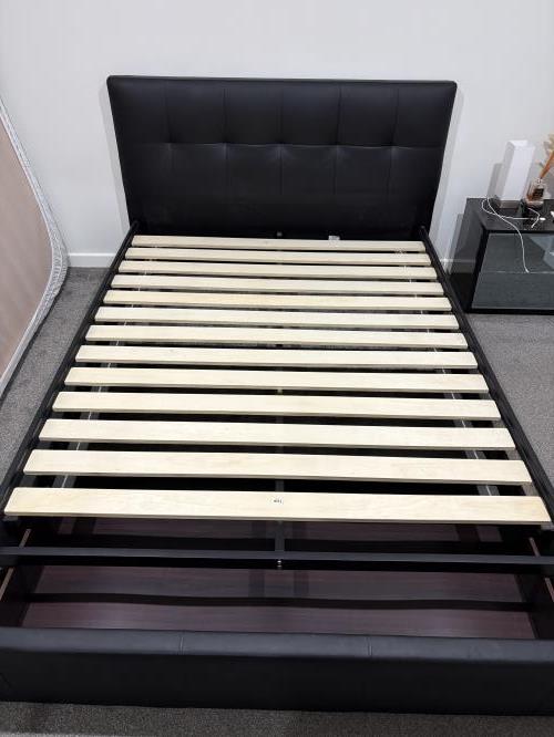 Second-hand Queen Bed Frame with Storage Drawer - Photo 2)