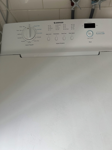 Second-hand Simpson 7.5kg Top Load Washing Machine - Photo 2)