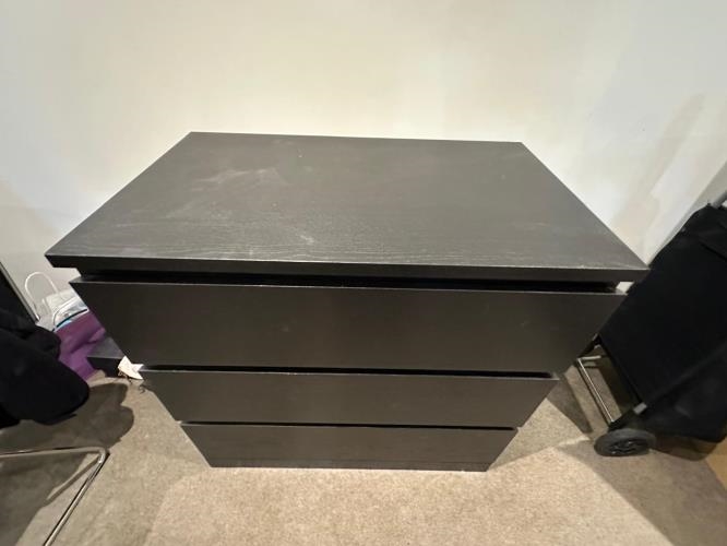 Second-hand IKEA Chest of 3 Drawers - Photo 2)