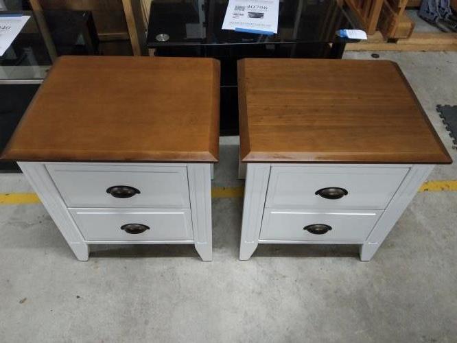 Second-hand Set of 2 Bedside Tables - Photo 2)