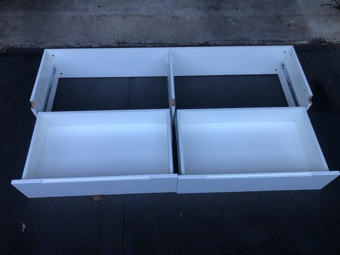 Second-hand Set of 2 Under Bed Storage Drawers - Photo 3)