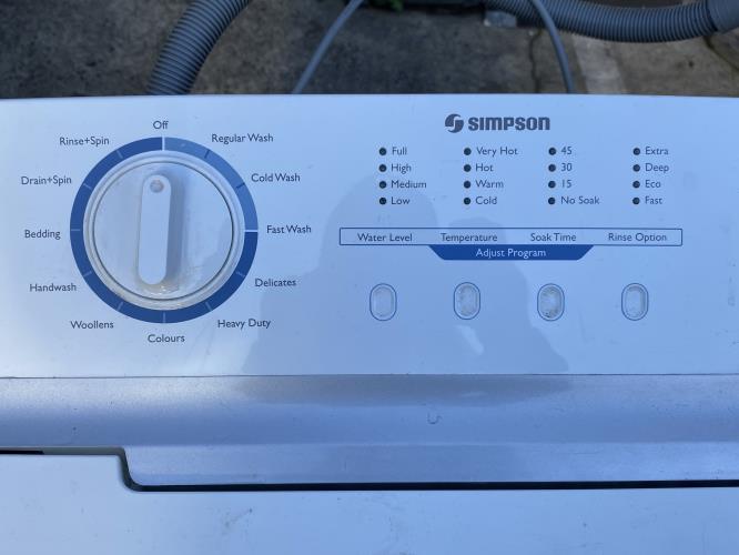 Second-hand Simpson 5.5kg Top Load Washing Machine - Photo 3)