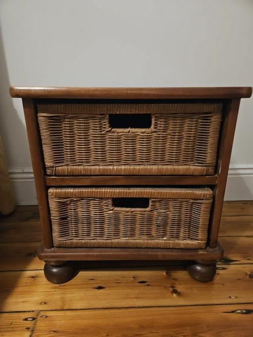 Second-hand Set of 2 Bedside Tables - Photo 3)