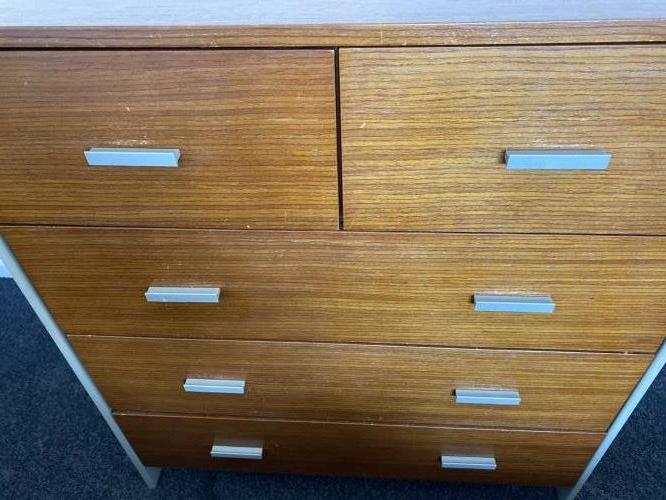 Second-hand Chest of 5 Drawers - Photo 3)