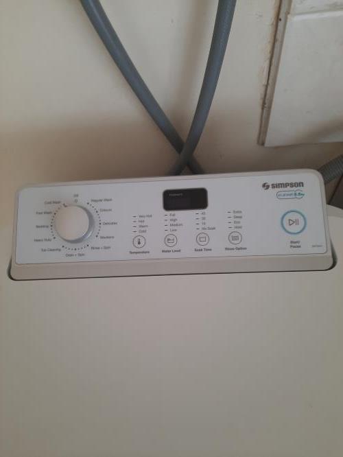 Second-hand Simpson 5.5kg Top Load Washing Machine - Photo 3)