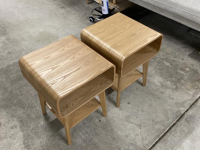 Second-hand Set of 2 Bedside Tables - Photo 3)