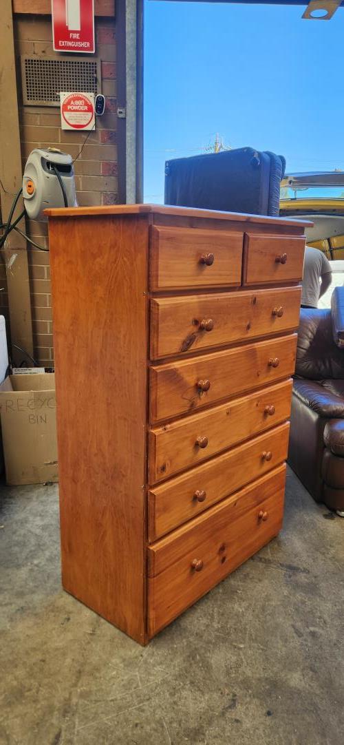 Second-hand Chest of 7 Drawers - Photo 3)