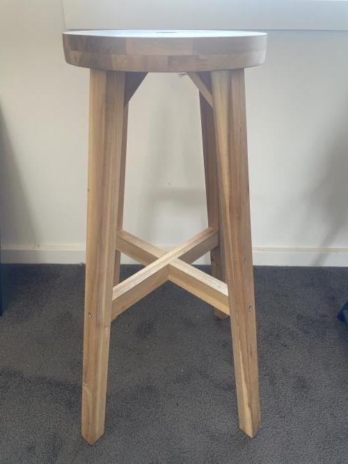 Second-hand Set of 2 Stools - Photo 3)