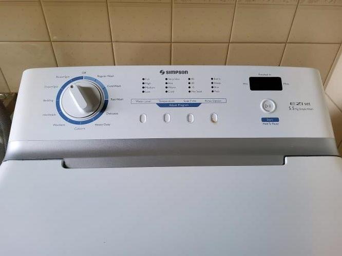 Second-hand Simpson 5.5kg Top Load Washing Machine - Photo 3)