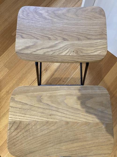 Second-hand Set of 2 Bar Stools - Photo 3)