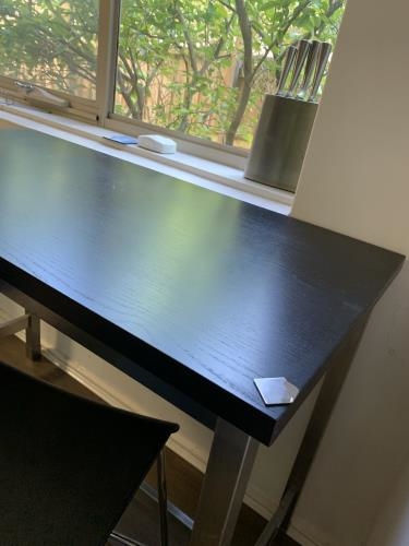 Second-hand Bar Table with 2 Stools - Photo 3)