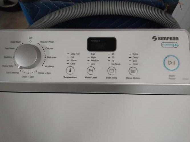 Second-hand Simpson 5.5kg Top Load Washing Machine - Photo 3)