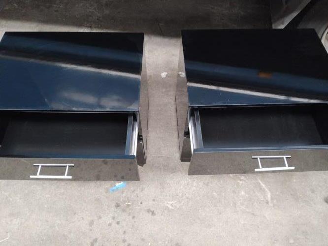 Second-hand Set of 2 Bedside Tables - Photo 3)