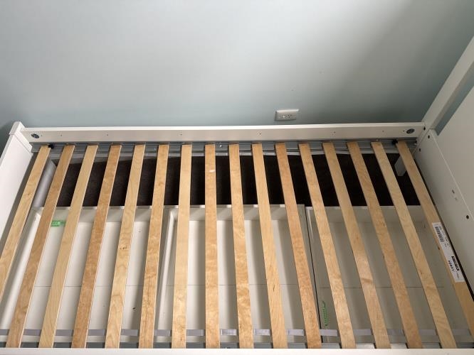 Second-hand IKEA Single Bed Frame with 2 Storage Drawers - Photo 3)